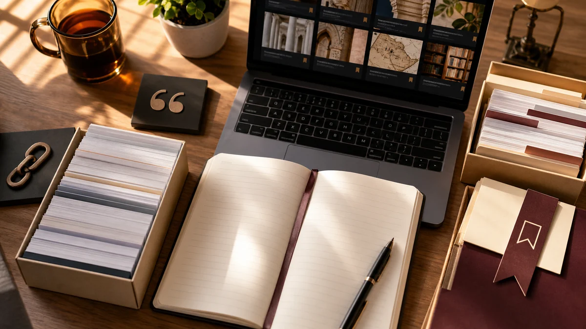 Personal research library of citations, notes and archived references